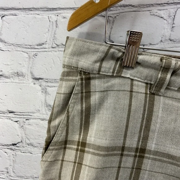 Oneill Board Shorts Mens Sz 36 Beige Plaid Casual - Picture 4 of 11